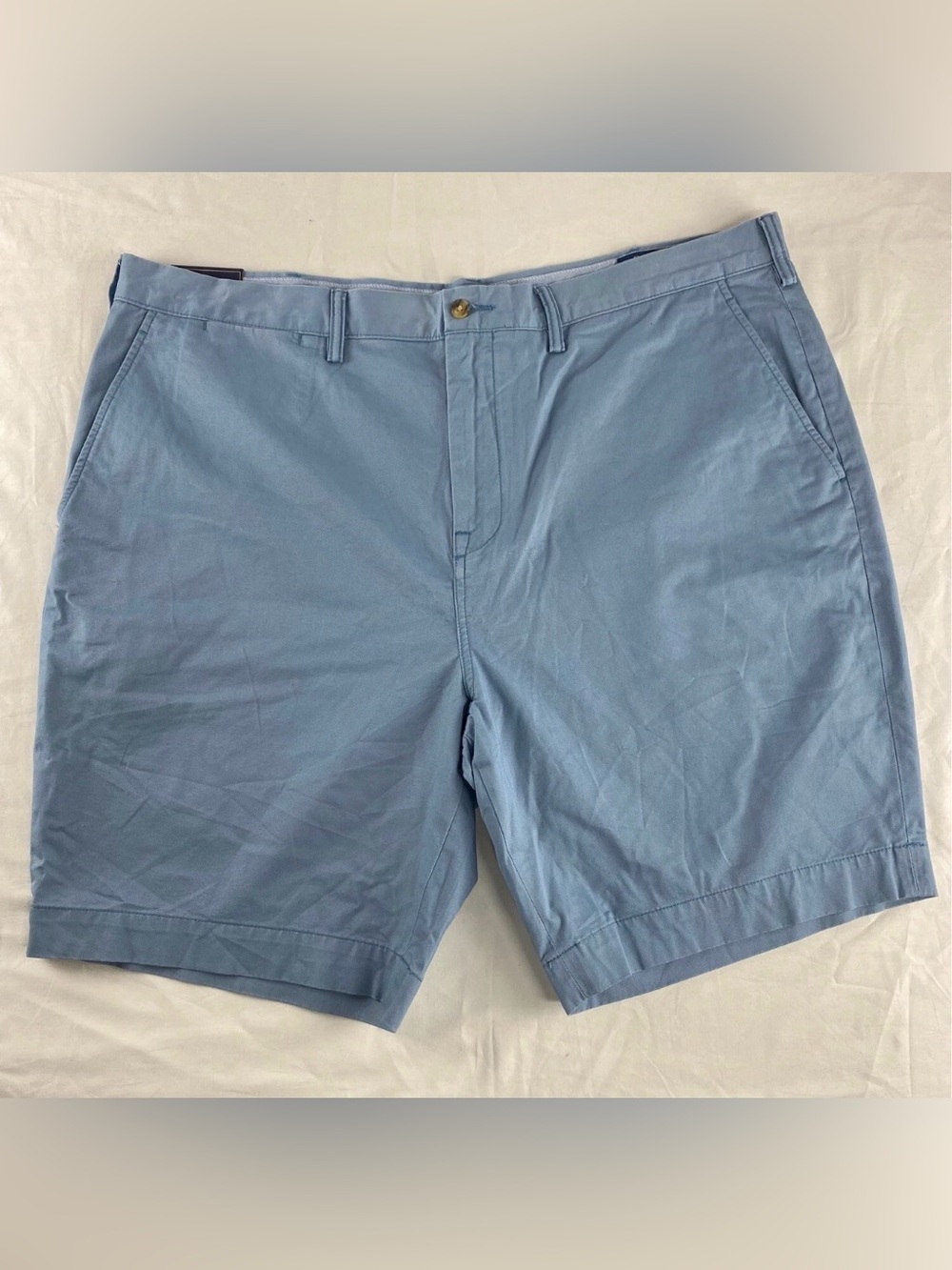 Polo Ralph Lauren Mens Chino Classic Fit Short's Light Blue Sz 42 9" Inseam